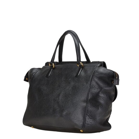 GUCCI Black Leather Boston Bag - Picture 2 of 16